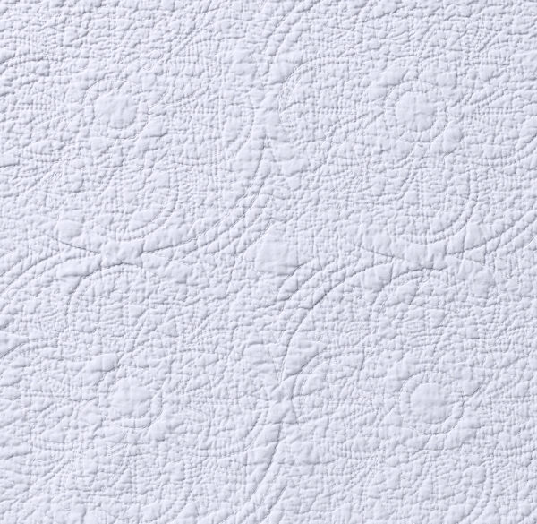 Garment-Dyed Medallion Quilted Bedding Swatch