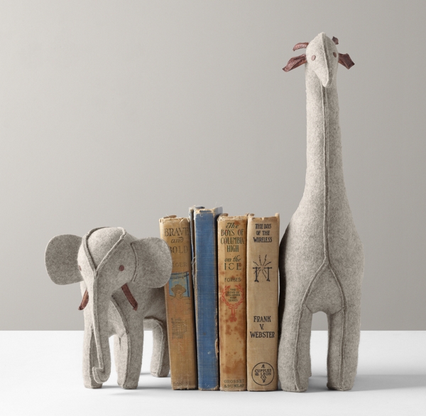 Wool Felt Animal Bookend