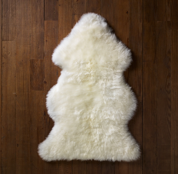 Natural Sheepskin Wool Rug
