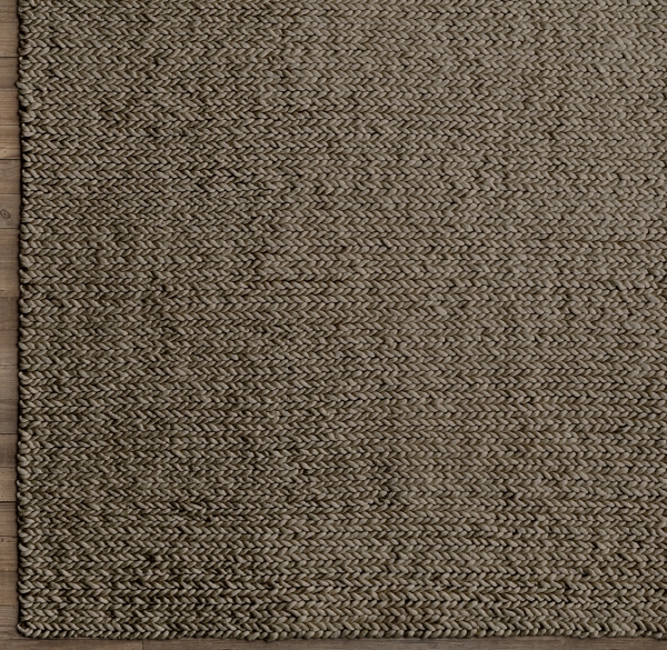Chunky Braided Wool Rug