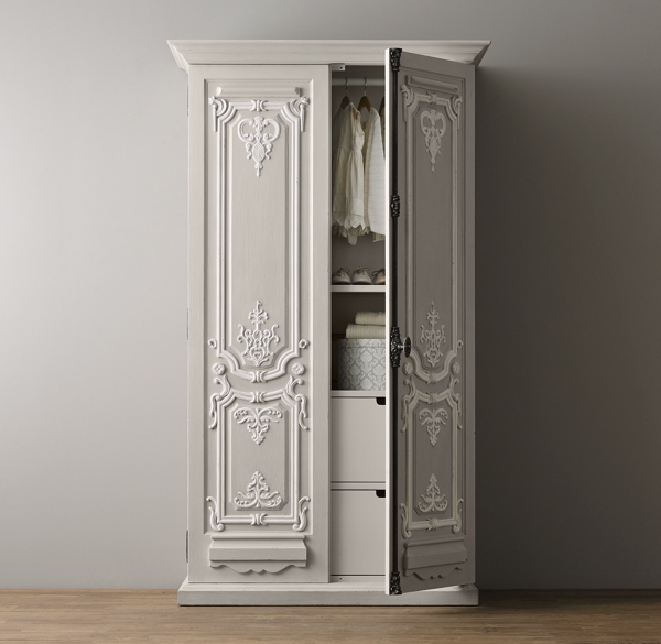 19th C. Rococo Armoire