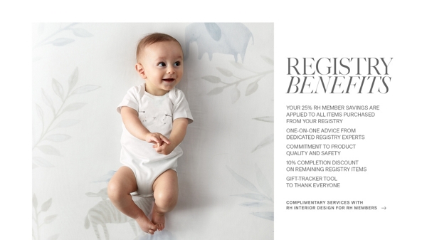 rh baby and child registry