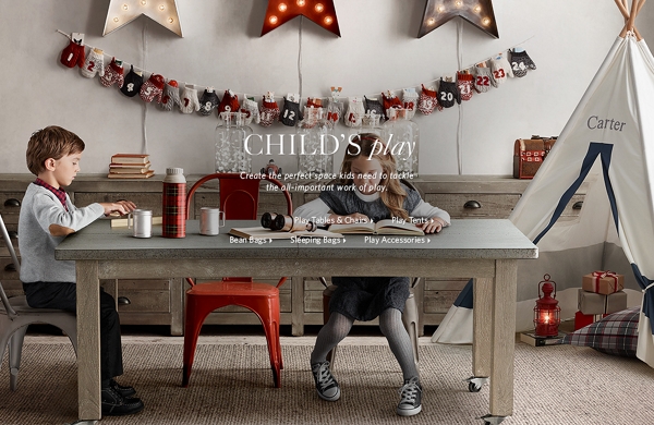 restoration hardware kids table