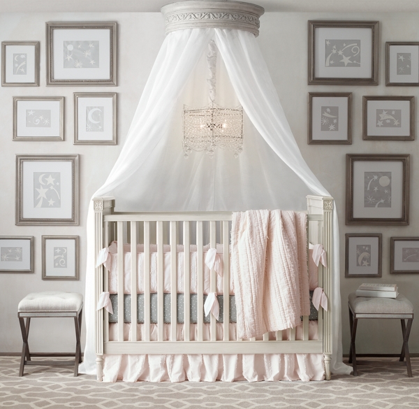 restoration hardware crib skirt