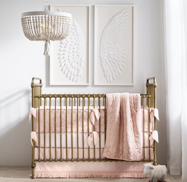 restoration hardware metal crib