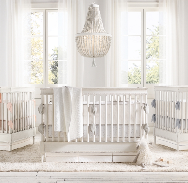 matelasse crib skirt