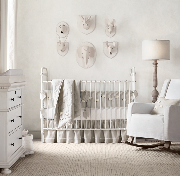 restoration hardware iron crib