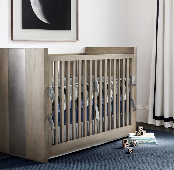 Appliquéd Frame Cotton Canvas Drapery Panel