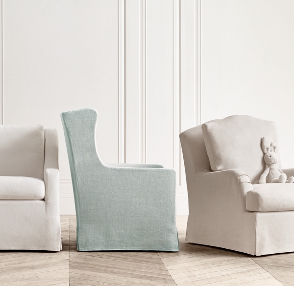 wingback nursery glider