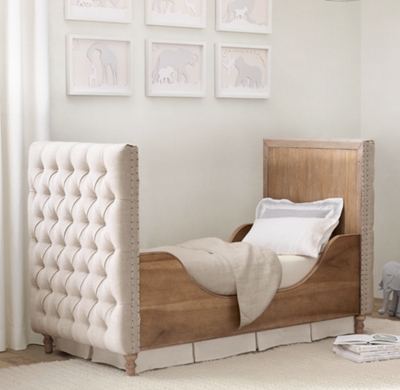 upholstered cot bed
