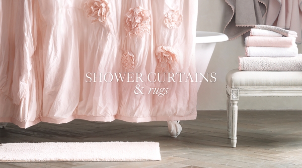 Shower Curtains & Bath Rugs RH Baby & Child