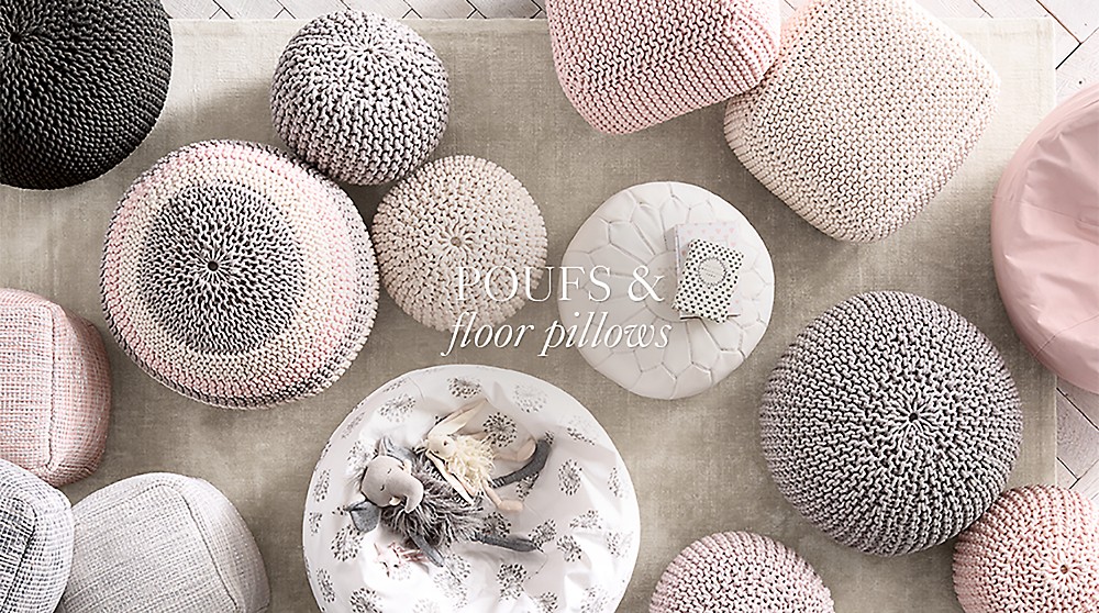 Poufs & Floor Pillows RH Baby & Child