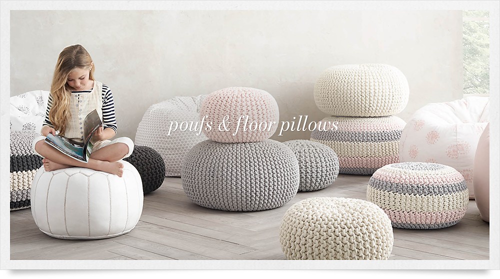 Poufs & Floor Pillows RH baby&child