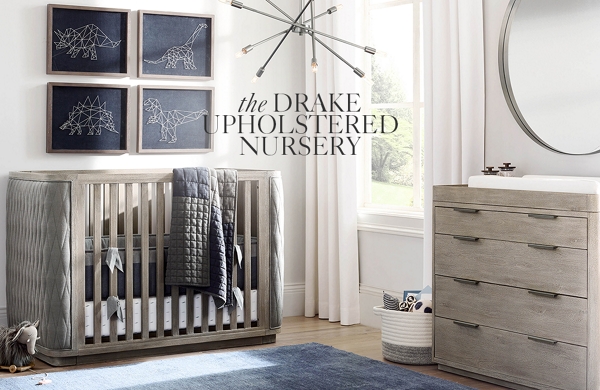 The Drake Upholstered Nursery RH Baby & Child