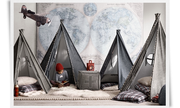 restoration hardware boys rooms