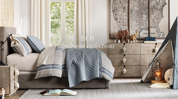 restoration hardware kids bedding