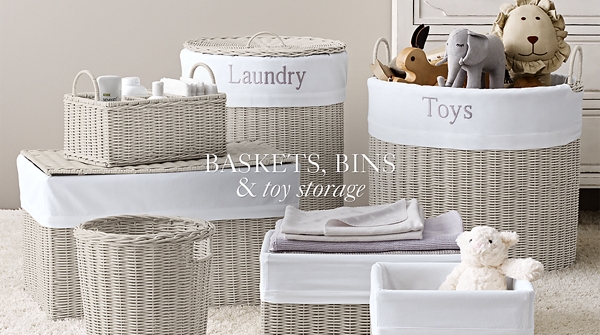 toy storage wicker baskets