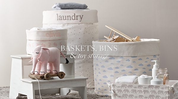 Baskets, Bins & Toy Storage RH Baby & Child