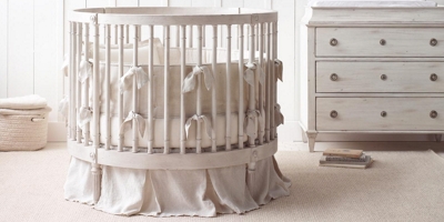 round crib nursery