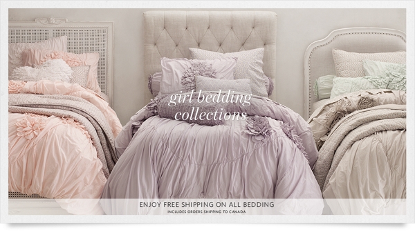 Girl Bedding Collections RH baby&child