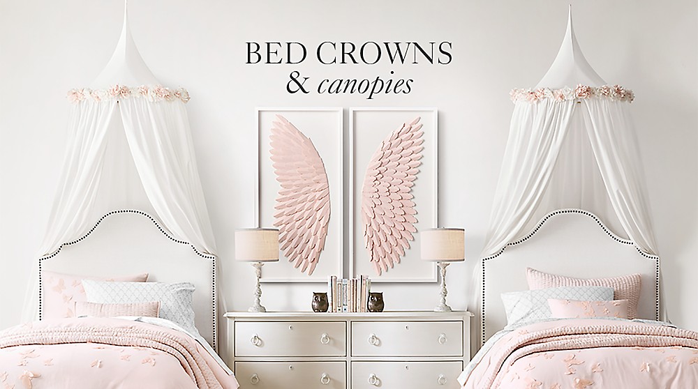 Bed Crowns & Canopies | RH Baby & Child