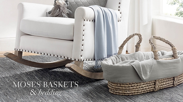 restoration hardware baby moses basket