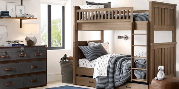 restoration hardware kids bunk beds