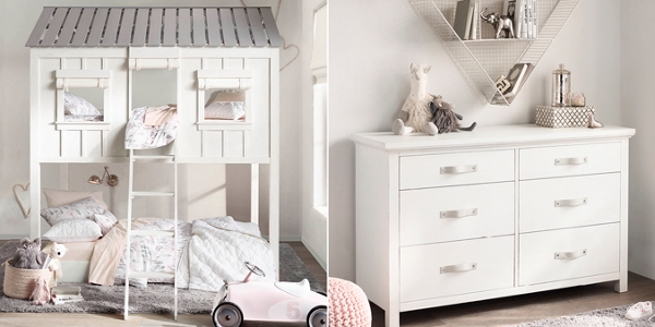 grey cabin bed