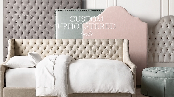 Custom Upholstered Beds RH Baby & Child