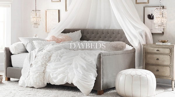 baby room with daybed