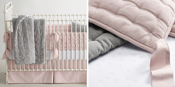 velvet crib bedding