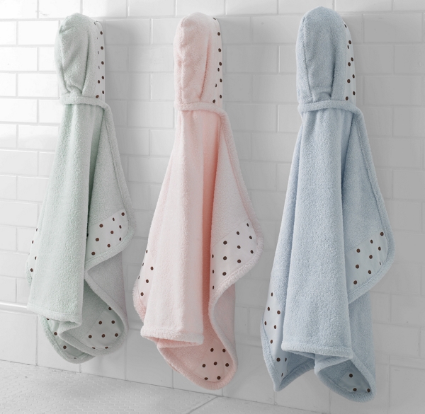 embroidered hooded towels