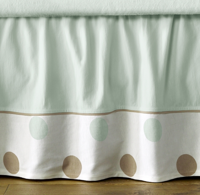 Organic Jersey Crib Skirt