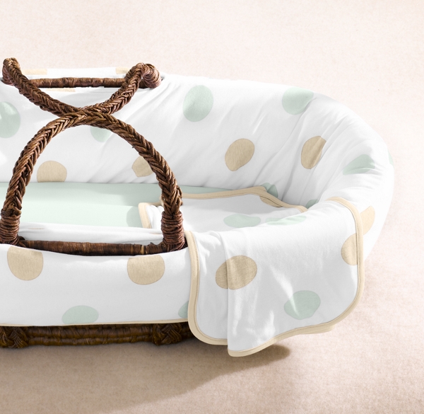 baby moses basket bedding set