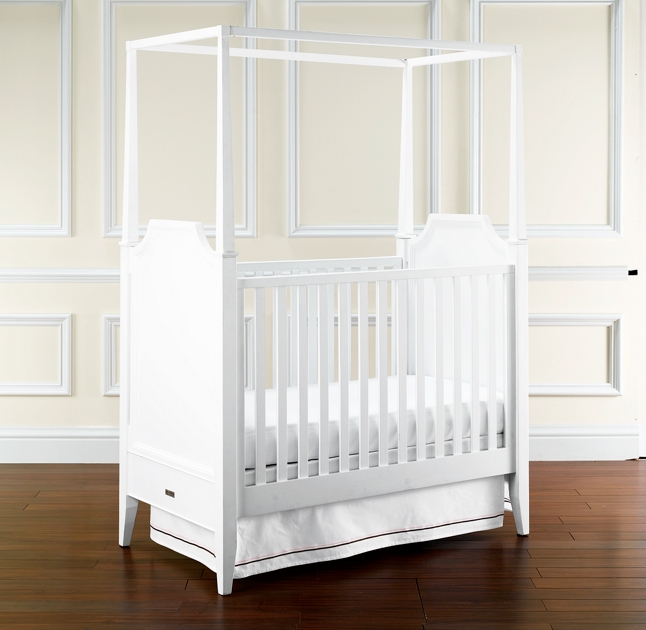 Sutton Canopy Crib White