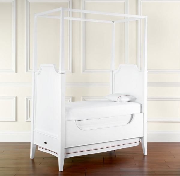 sutton canopy crib white