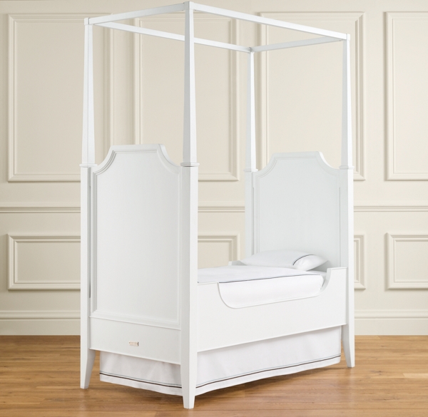 sutton canopy crib white