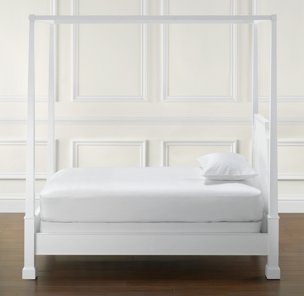 Sutton Canopy Bed White