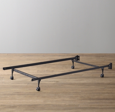 Metal Bed Frame With Wheels 