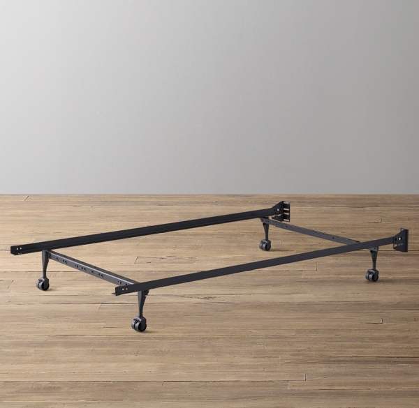 Metal Bed Frame With Wheels