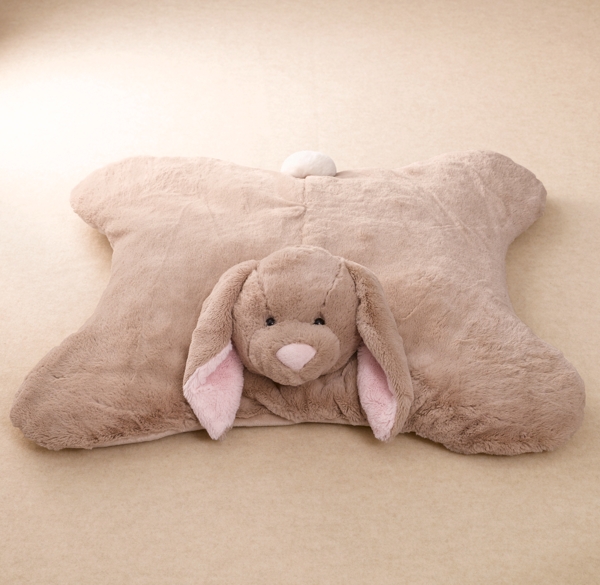 bunny floor pillow