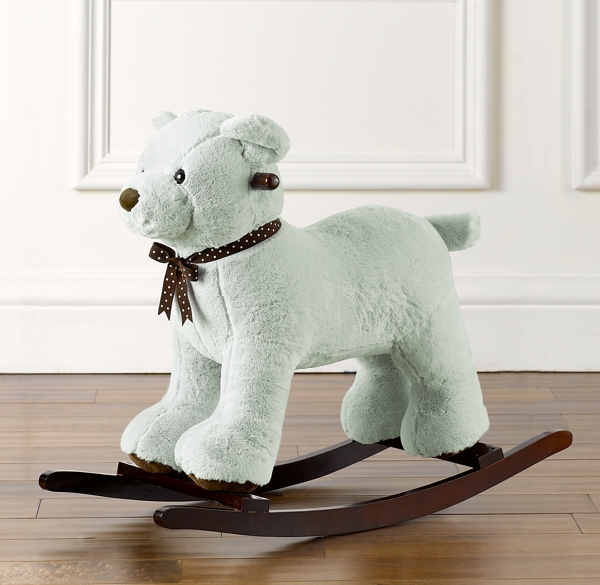 plush bear rocker