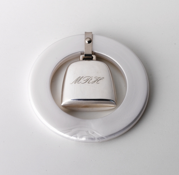 silver teething ring