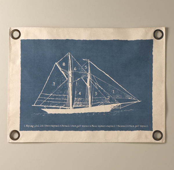 Vintage Sailboat Art