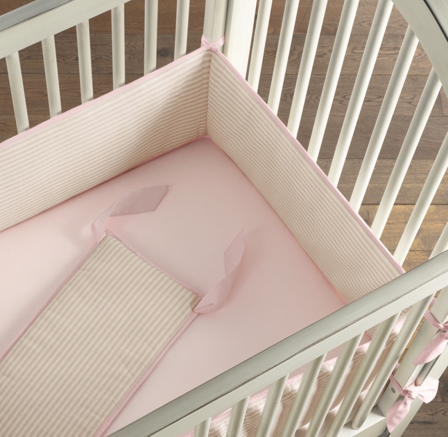 Three Piece Crib Bedding Set Bumper Crib Fitted Sheet Crib Skirt