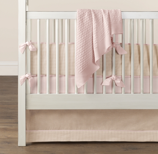 bassinet bedding set bumper and skirt