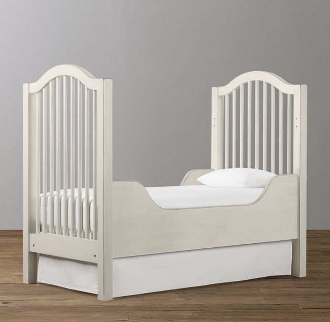 Antique Spindle Crib Toddler Bed Kit