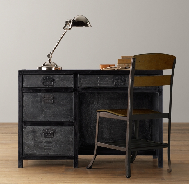 Vintage Locker Desk