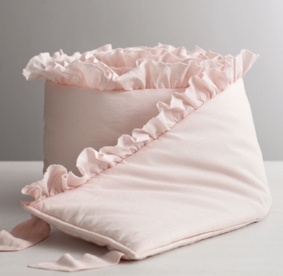 frilly cot bedding