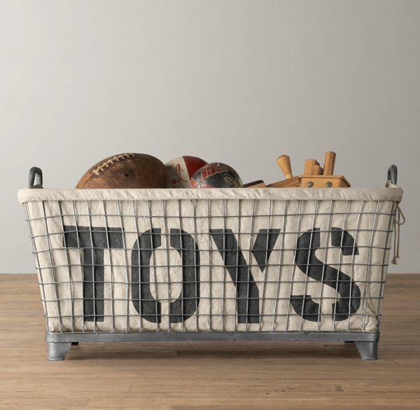 wire basket toy storage